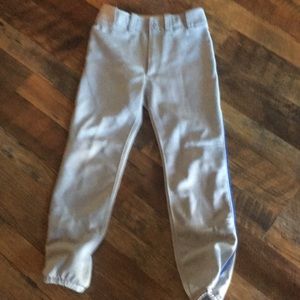 Boys Mizuno baseball pants. Youth XL